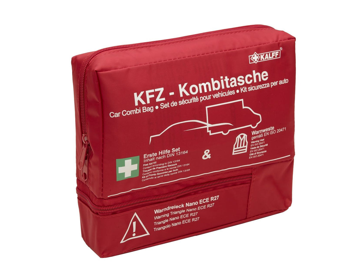 KALFF* SAFETY PACK IN RED NYLON BAG,NANO "TRIO"