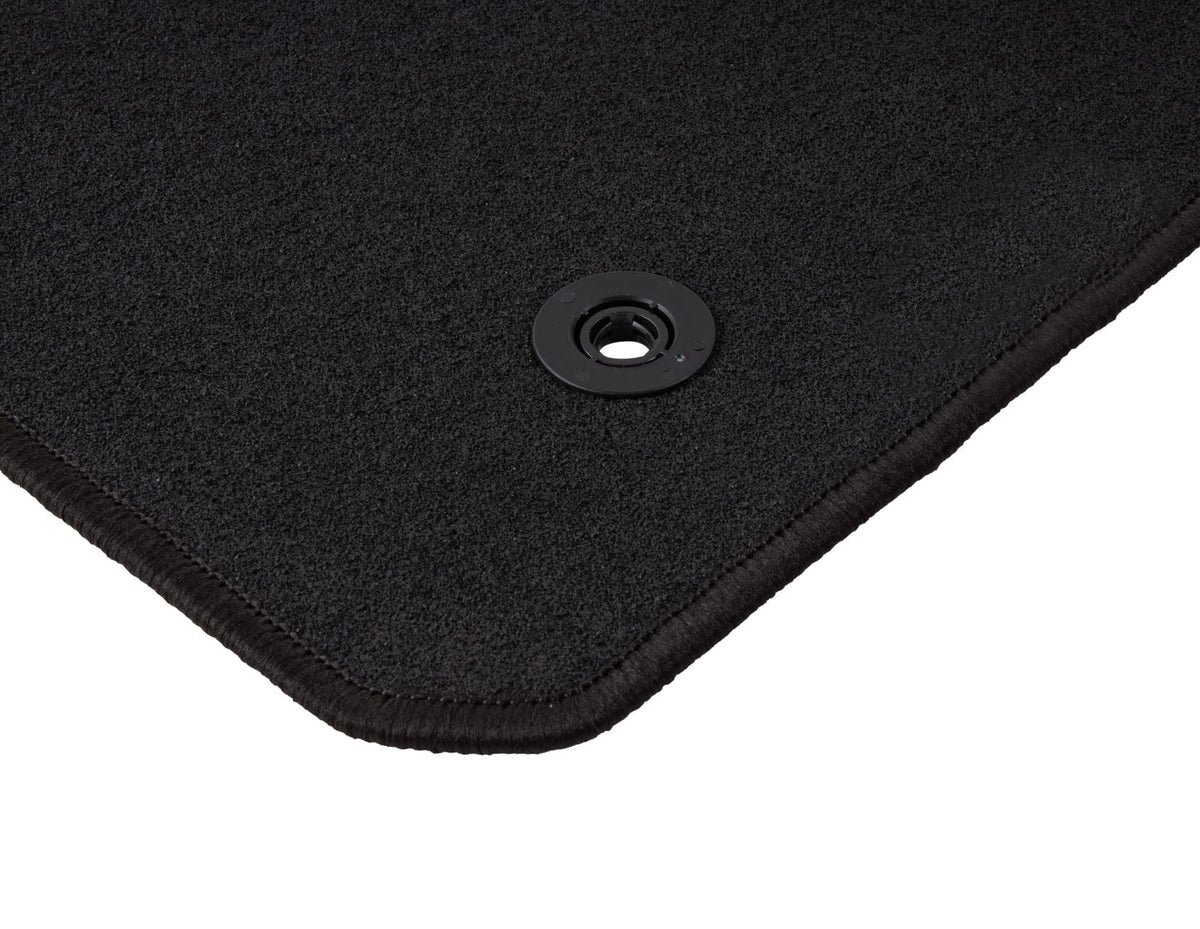 TRANSIT TOURNEO COURIER FRONT CARPET FLOOR MATS CONTOURED BLACK 2014-2023