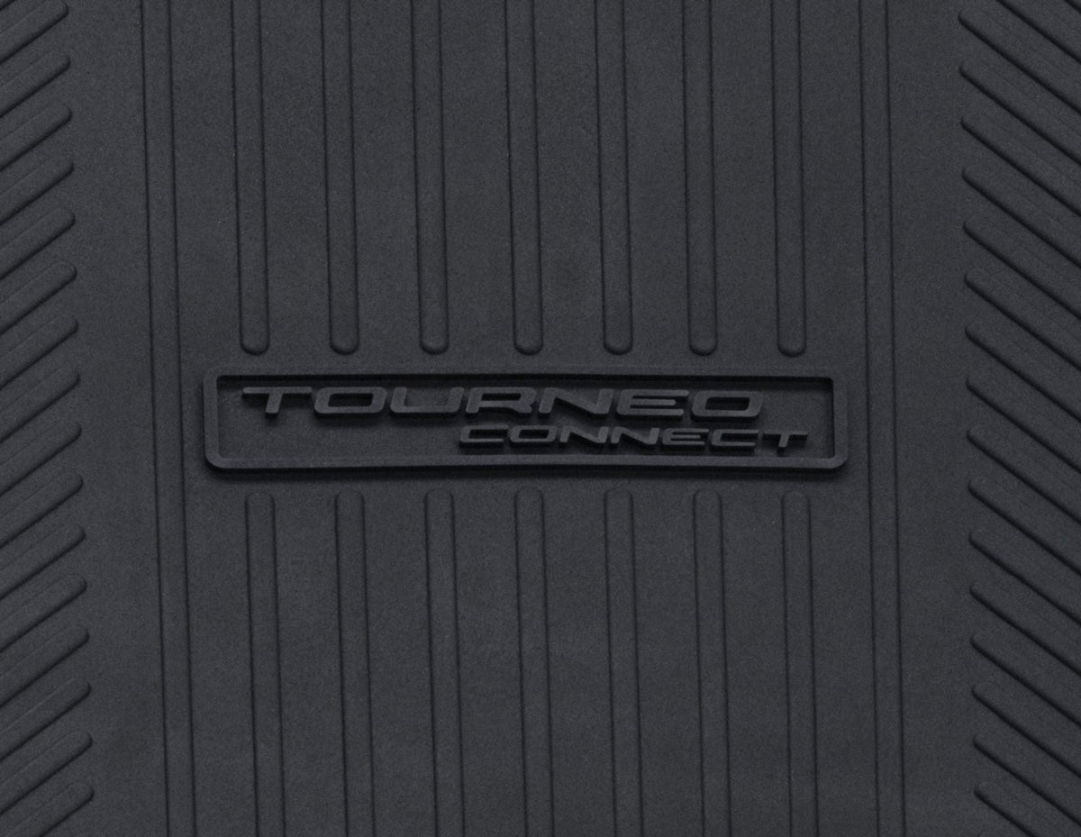 TOURNEO CONNECT 01/2013-01/2022 RUBBER FLOOR MATS REAR,BLACK