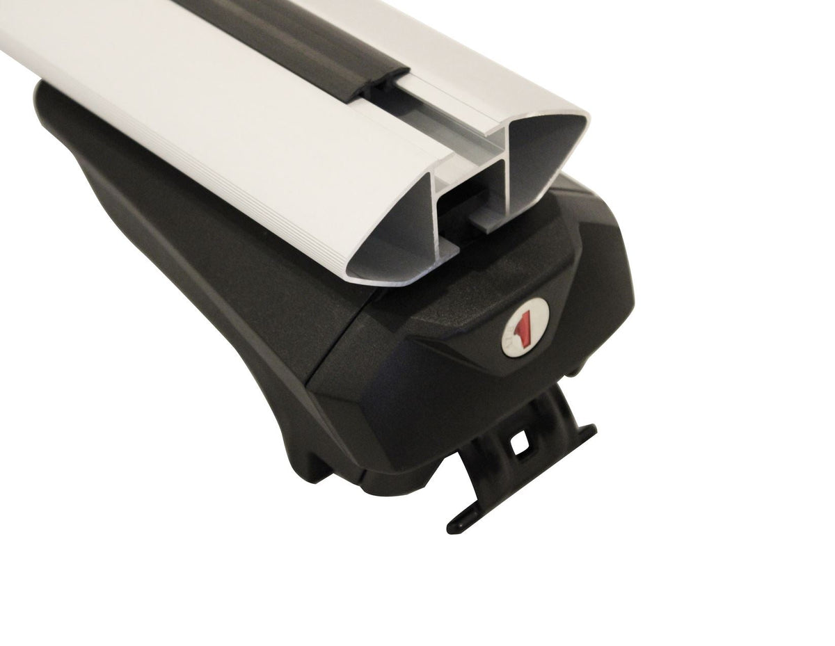 G3* ROOF CROSS BARS LOCKING SILVER FOR TRANSIT TOURNEO CUSTOM 2012-2023