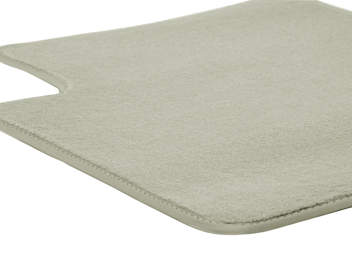 C-MAX REAR VELOUR CARPET FLOOR MATS CONTOURED MEDIUM LIGHT STONE WITH GREY NUBUK SURROUND 2010-2015