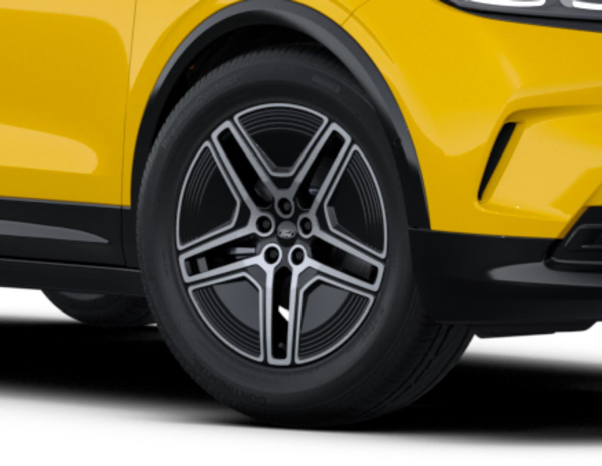 ALL-ELECTRIC CAPRI FRONT 20" ALLOY WHEEL 5x2-SPOKE ABSOLUTE BLACK BRIGHT MACHINED 2024-ONWARDS