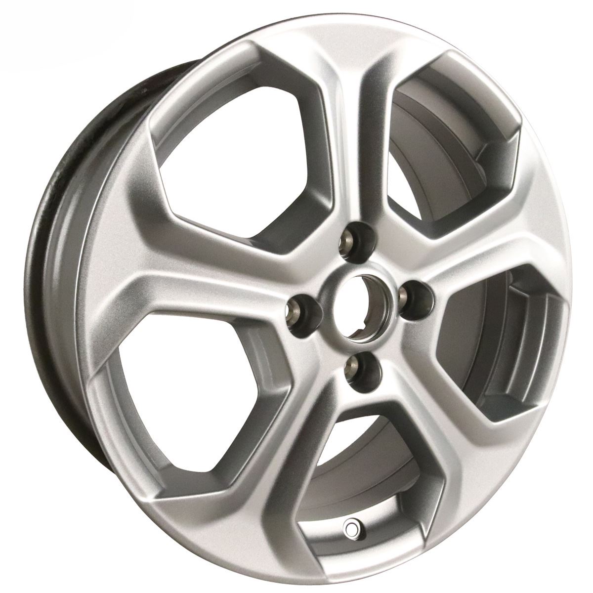 FIESTA 17" ALLOY WHEEL 5-SPOKE DESIGN SPARKLE SILVER FINISH 2012-2019