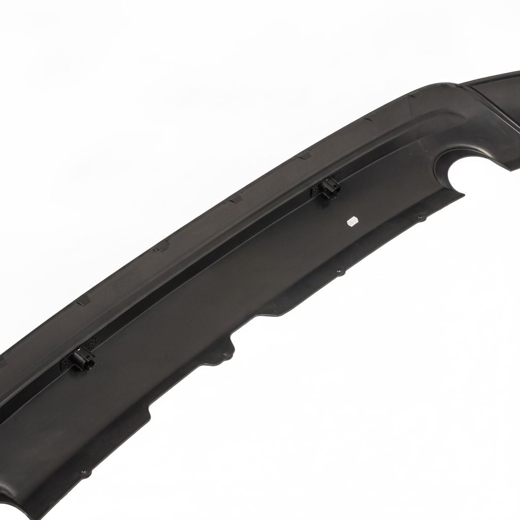 GALAXY REAR BUMPER COVER VALANCE PANEL CARBON BLACK WITH REAR PARKING AID SENSOR HOLES 2015-2023