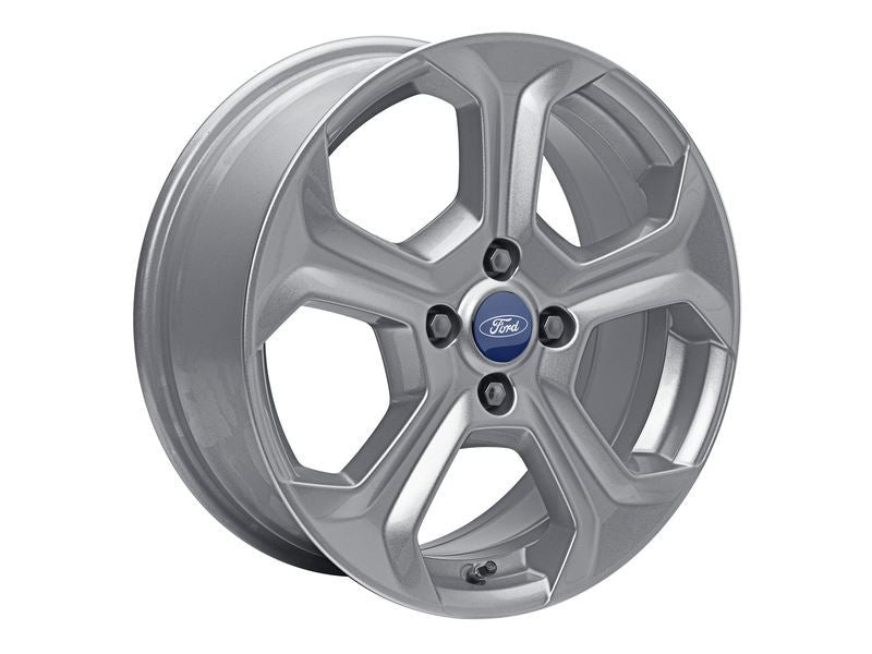 FIESTA 17" ALLOY WHEEL 5-SPOKE DESIGN SPARKLE SILVER FINISH 2012-2019