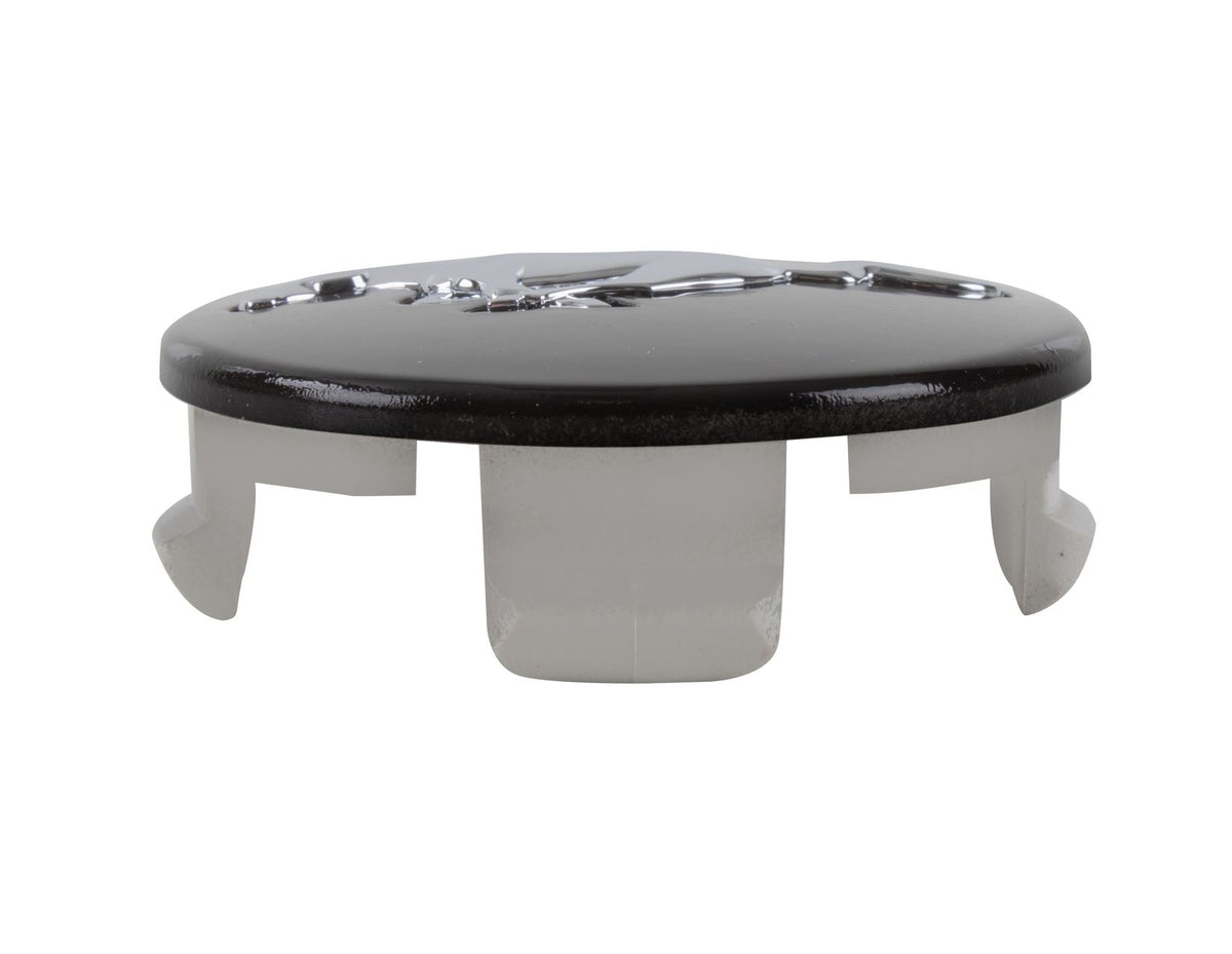 MUSTANG SINGLE 55MM WHEEL CENTRE CAP WITH MUSTANG LOGO BLACK 18" 19" ALLOY 2015-ONWARDS