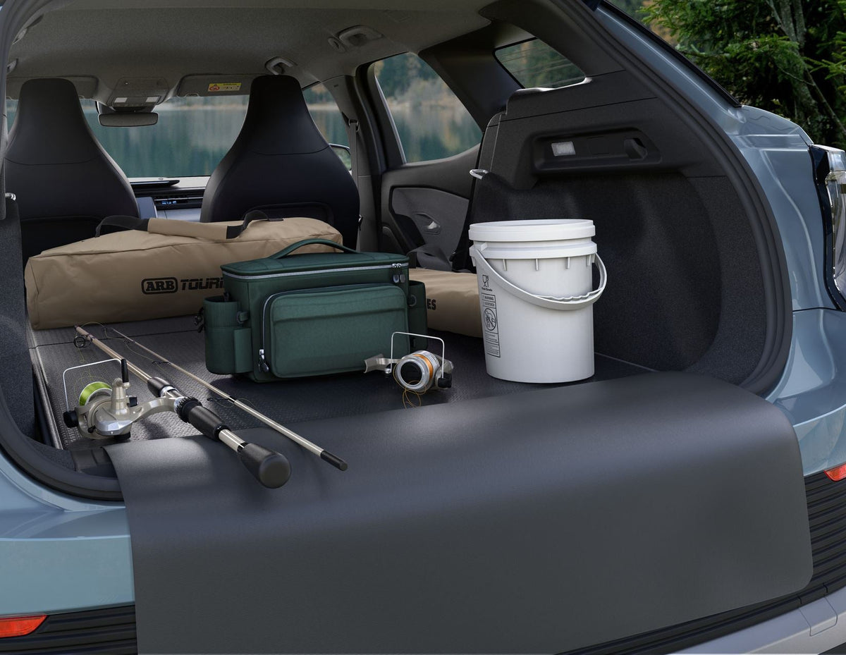 ALL-ELECTRIC EXPLORER REVERSIBLE BOOT FLOOR LOAD COMPARTMENT MAT LOAD PROTECTION WITH LOGO 2024-ONWARDS