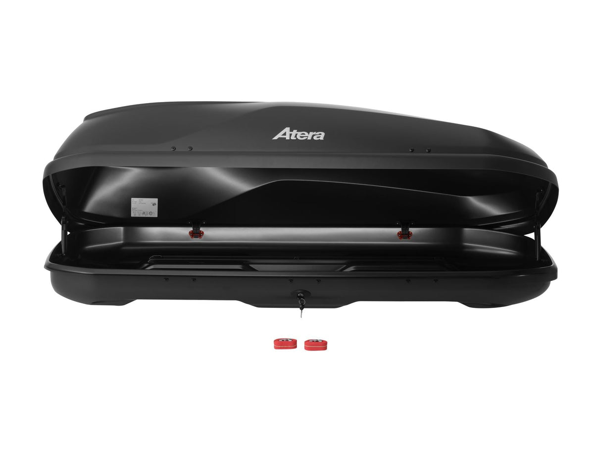 ATERA* CASAR M 380L ROOF BOX LOCKABLE DUAL OPENING LAVA STRUCTURED