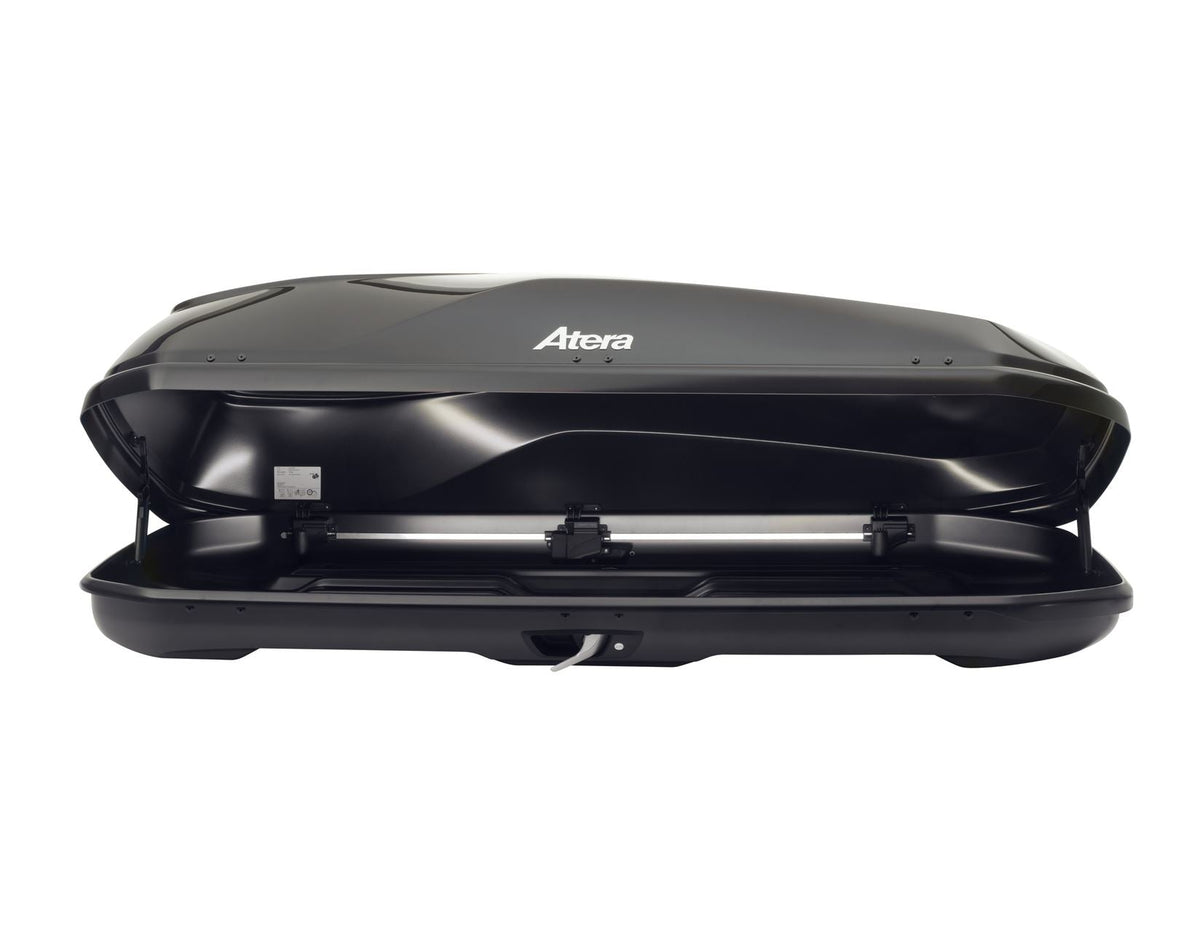 ATERA* CASAR L 420L ROOF BOX LOCKABLE DUAL OPENING BRILLIANT BLACK