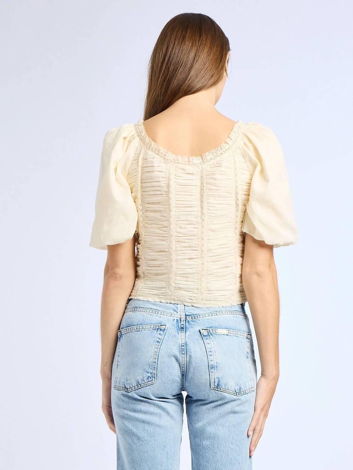 Ophelia Top In Ivory