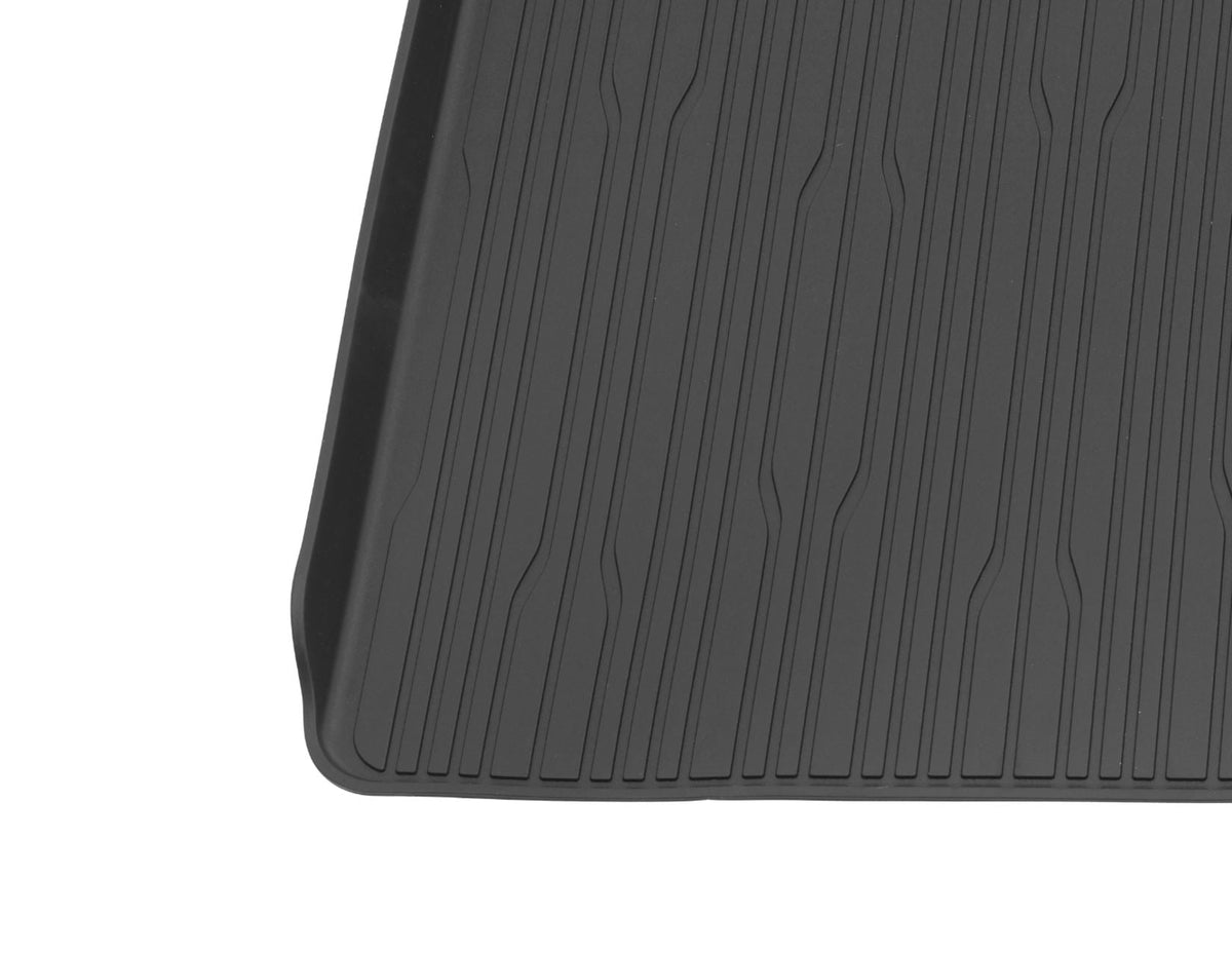TOURNEO CUSTOM 8 SEAT RUBBER BOOT FLOOR LOAD COMPARTMENT MAT TRAY 35MM EDGES WITH LOGO 2023-ONWARDS