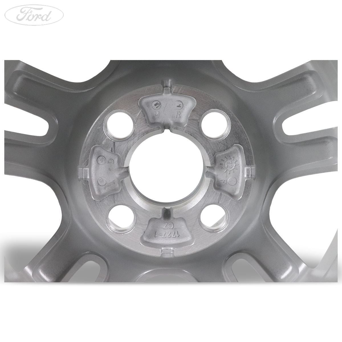 KA 14" ALLOY WHEEL 5-SPOKE DESIGN SILVER FINISH 2002-2008