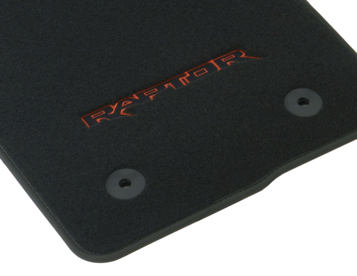 RANGER P703 DOUBLE CAB FRONT & REAR CARPET FLOOR MAT KIT CONTOURED SET BLACK 2022-ONWARDS