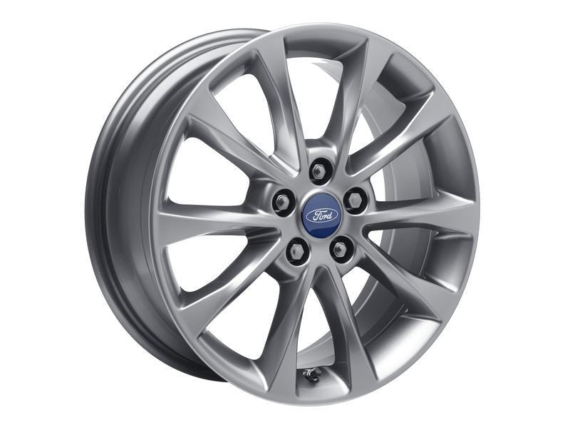 MONDEO 17" SET OF 4 ALLOY WHEEL 5X2-SPOKE DESIGN LUSTRE NICKEL FINISH 2019-2022