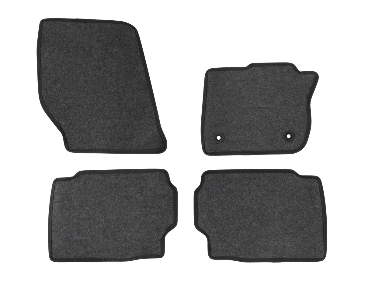 MONDEO FROM 09/2014 VELOUR FLOOR MATS ,FRONT AND REAR,BLACK