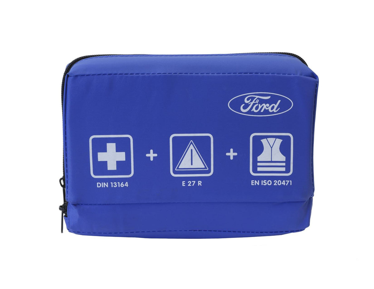 PREMIUM FIRST AID KIT WITH WARNING TRIANGLE AND WARNING VEST