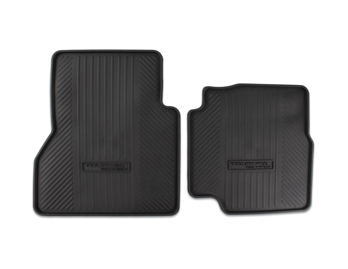 TOURNEO CONNECT 01/2013-01/2022 RUBBER FLOOR MATS REAR,BLACK