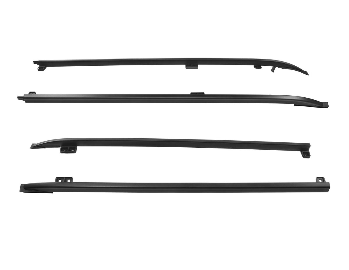 TOURNEO/TRANSIT CUSTOM LOCKABLE ALUMINIUM ROOF CROSS BARS BLACK 2023-ONWARDS 2828487