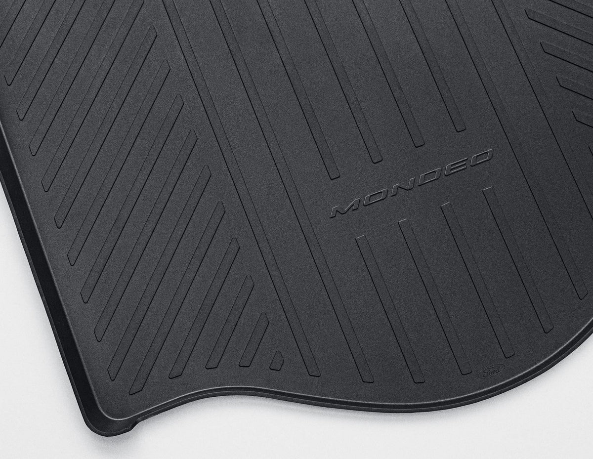 MONDEO ESTATE RUBBER BOOT FLOOR MAT 30MM RAISED EDGE ALL-WEATHER LOAD COMPARTMENT TRAY WITH LOGO 2014-2022