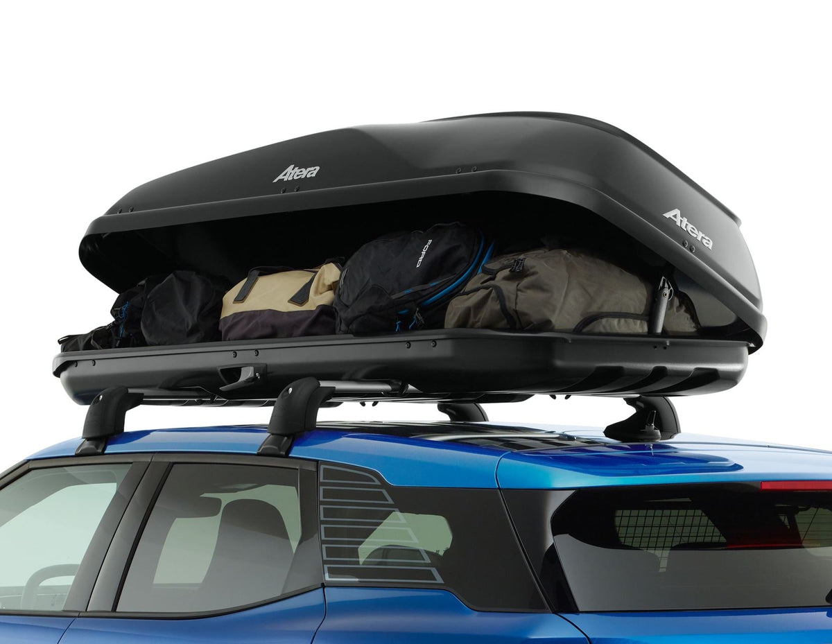 ATERA* CASAR XL 540L ROOF BOX LOCKABLE DUAL OPENING BRILLIANT BLACK