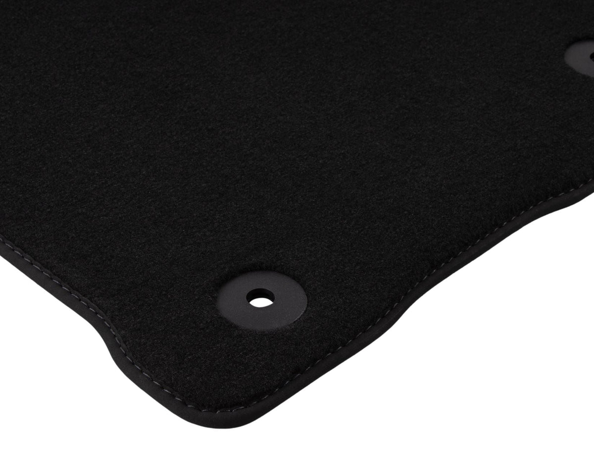 KUGA FRONT & REAR VELOUR CARPET FLOOR MAT KIT CONTOURED BLACK 2020-ONWARDS