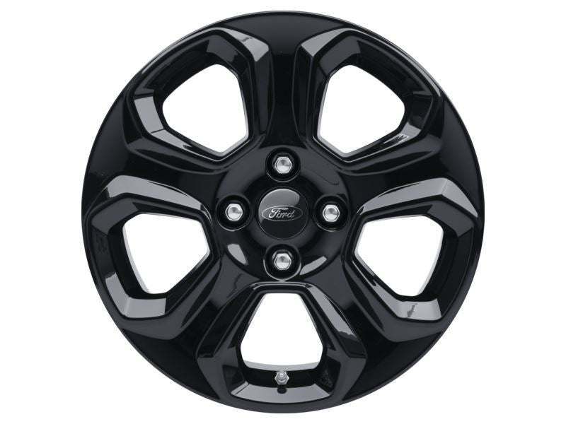 ECOSPORT 16" SET OF 4 ALLOY WHEEL 5-SPOKE DESIGN ABSOLUTE BLACK FINISH 2017-2023