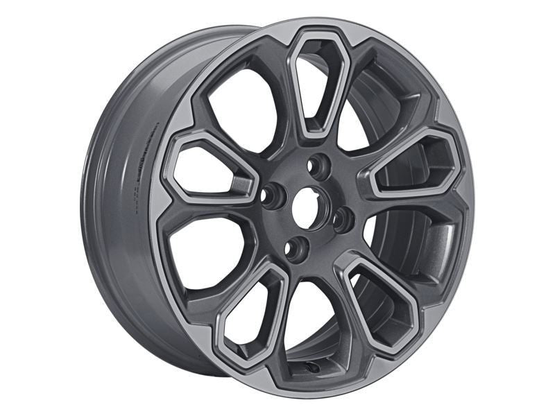 ECOSPORT 17" SET OF 4 ALLOY WHEEL 10-SPOKE DESIGN FLASH GREY MACHINED FINISH 2017-2023
