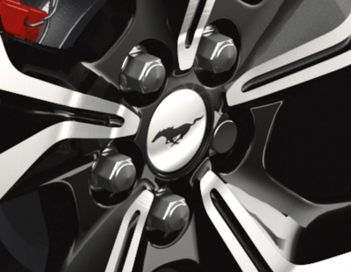 MUSTANG MACH-E SINGLE 55MM CENTRE CAP WHEEL INSERT WHEEL ACCESSORY FOR 18" ALLOY WHEELS 2020-2024