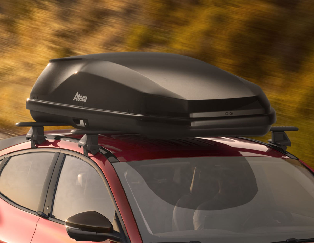 ATERA* CASAR L 420L ROOF BOX LOCKABLE DUAL OPENING BRILLIANT BLACK