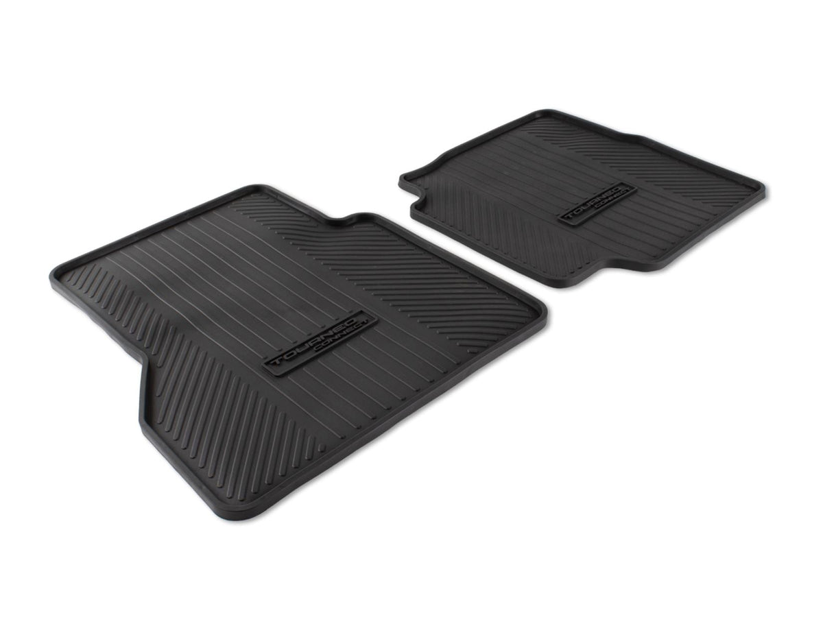 TOURNEO CONNECT 01/2013-01/2022 RUBBER FLOOR MATS REAR,BLACK