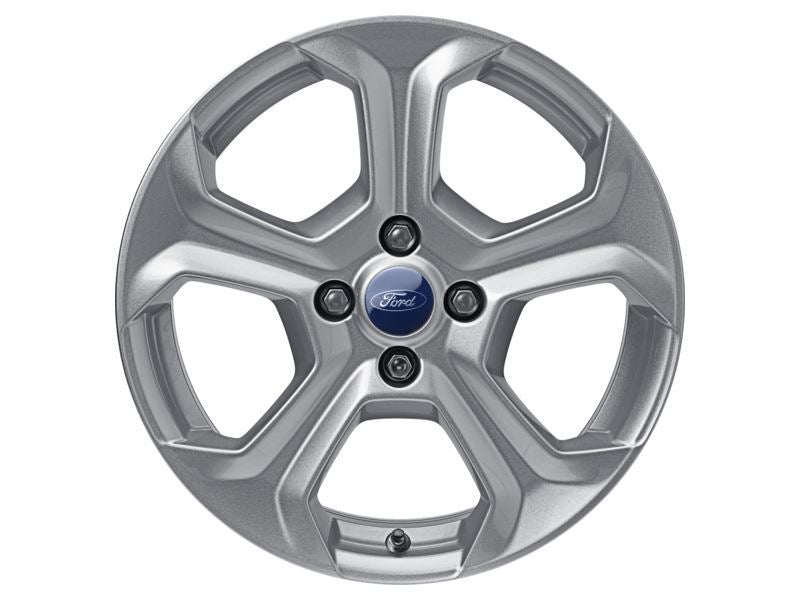 FIESTA 17" ALLOY WHEEL 5-SPOKE DESIGN SPARKLE SILVER FINISH 2012-2019