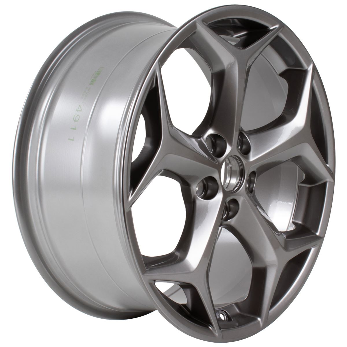 FOCUS MK3 ST ST250 18" ALLOY WHEEL 5 SPOKE Y DESIGN 8J GREY