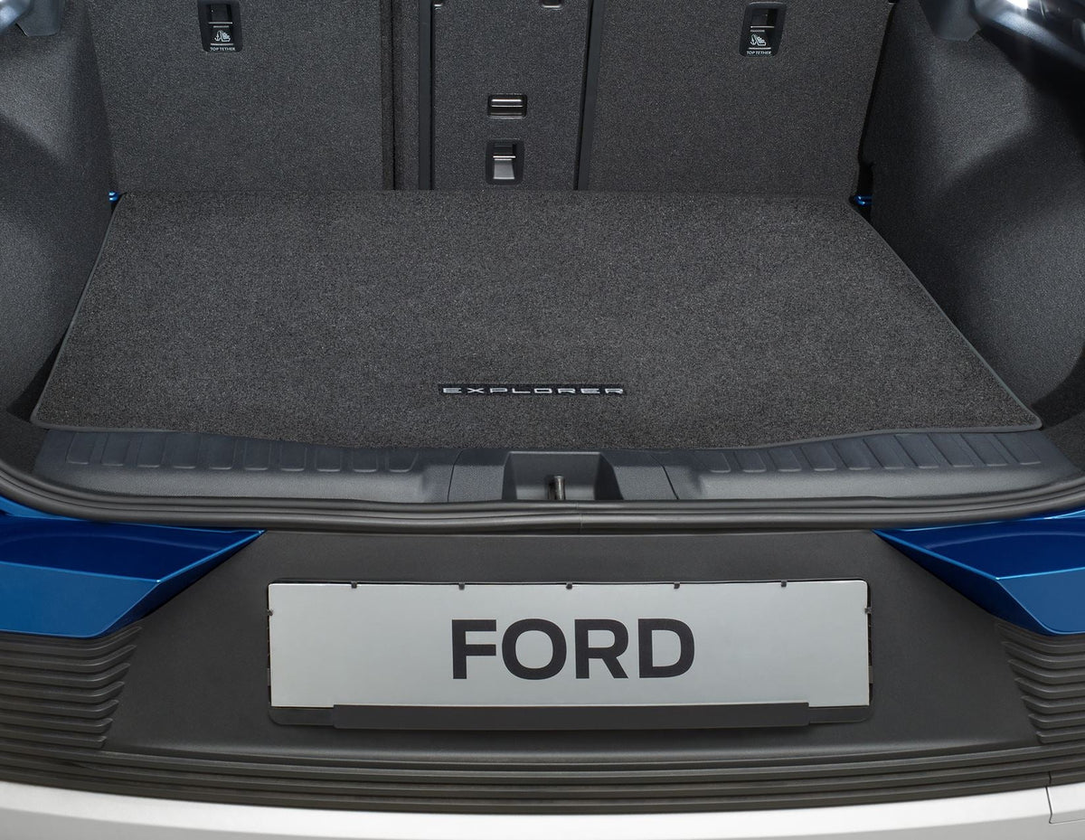 ALL-ELECTRIC EXPLORER REVERSIBLE BOOT FLOOR LOAD COMPARTMENT MAT LOAD PROTECTION WITH LOGO 2024-ONWARDS