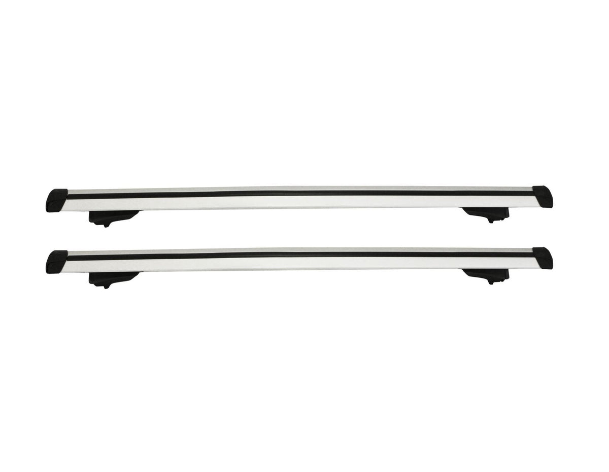 G3* ROOF CROSS BARS LOCKING SILVER FOR TRANSIT TOURNEO CUSTOM 2012-2023