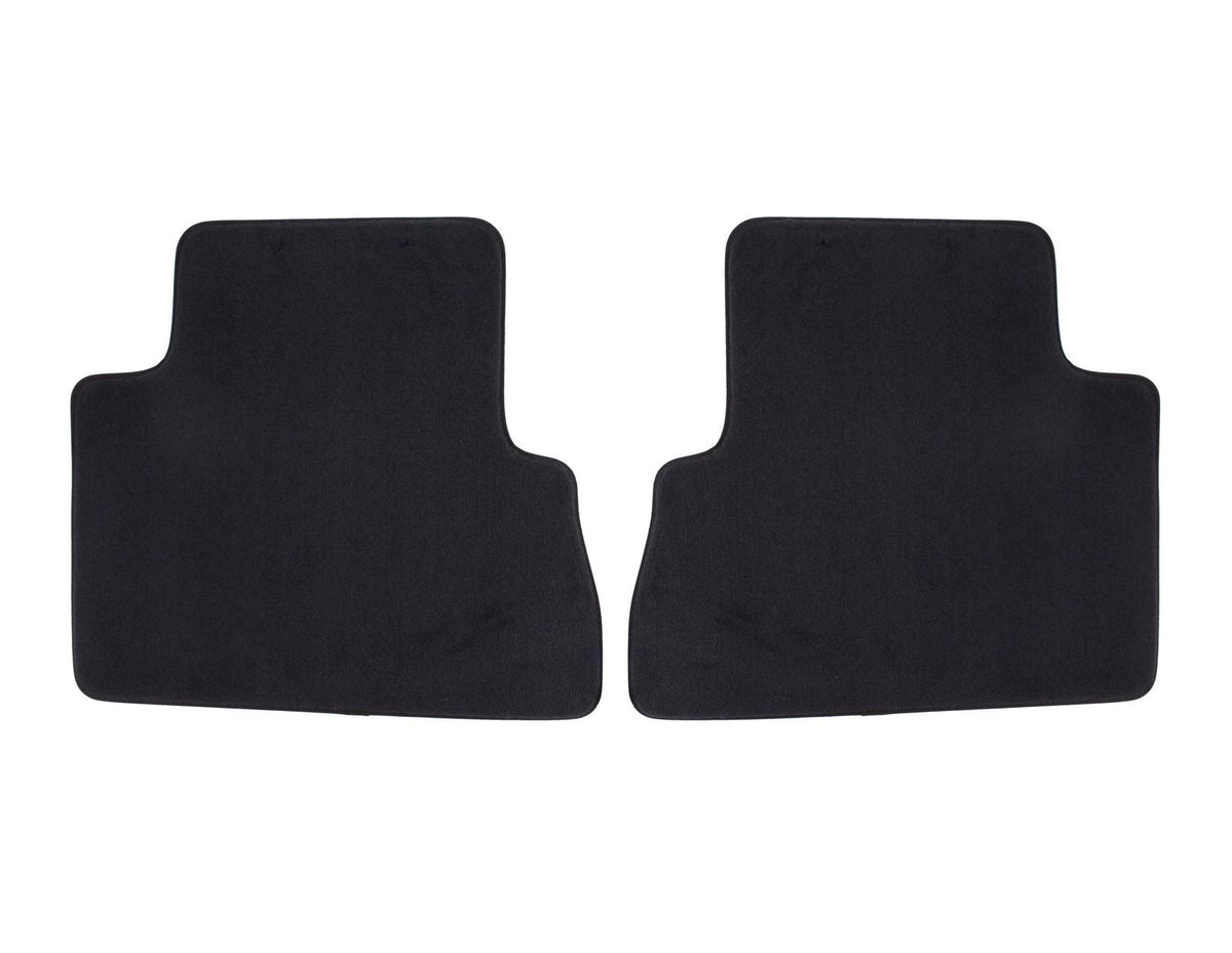C-MAX REAR VELOUR CARPET FLOOR MATS CONTOURED BLACK WITH BLACK NUBUK SURROUND 2010-2015