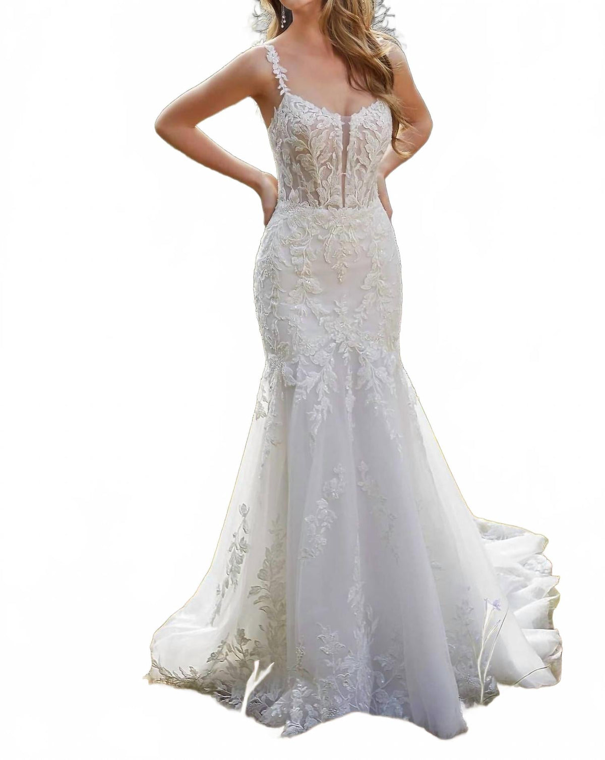 Miranda Wedding Maxi Dress In Ivory Porcelain