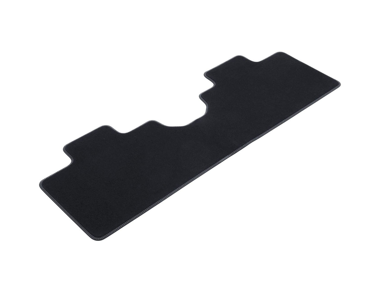 MUSTANG MACH-E REAR VELOUR CARPET FLOOR MAT CONTOURED SINGLE PIECE BLACK 2020-ONWARDS