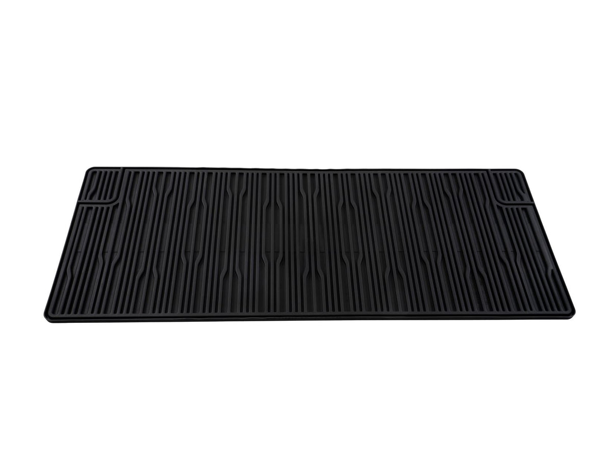TRANSIT CUSTOM BUS 2ND ROW RUBBER FLOOR MATS ALL-WEATHER CONTOURED BLACK 2024-ONWARDS