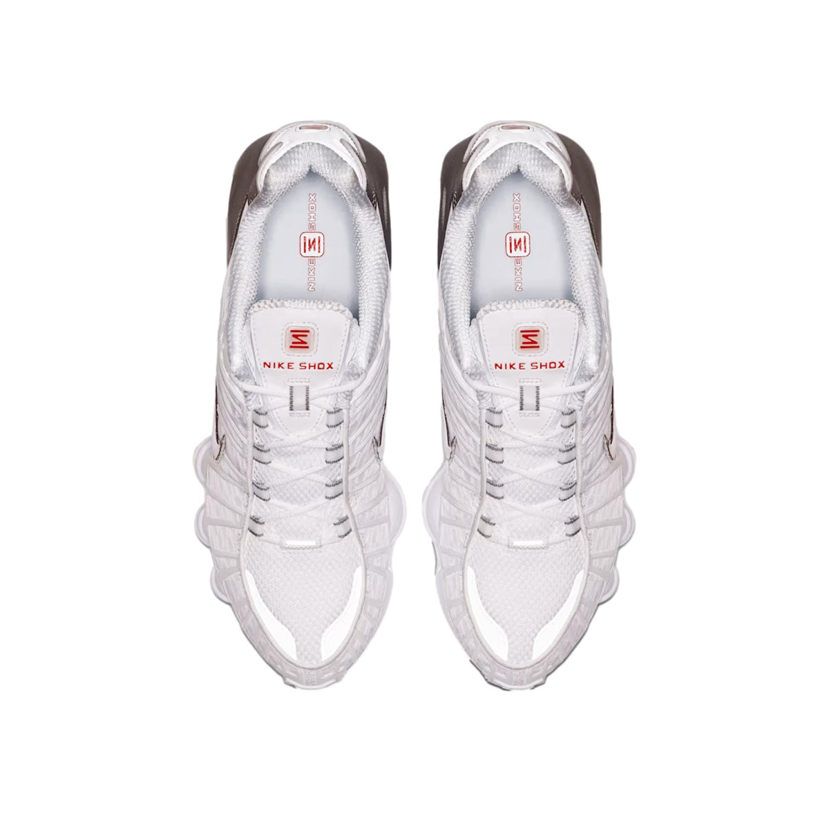 Nike Shox TL White / White - Metallic Silver AV3595-100 Men's