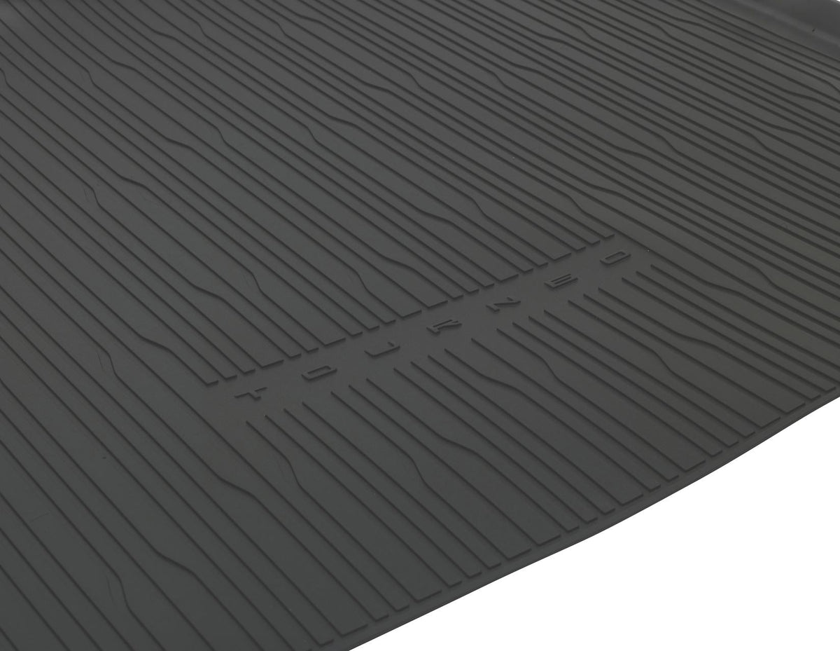 TOURNEO CUSTOM 8 SEAT RUBBER BOOT FLOOR LOAD COMPARTMENT MAT TRAY 35MM EDGES WITH LOGO 2023-ONWARDS