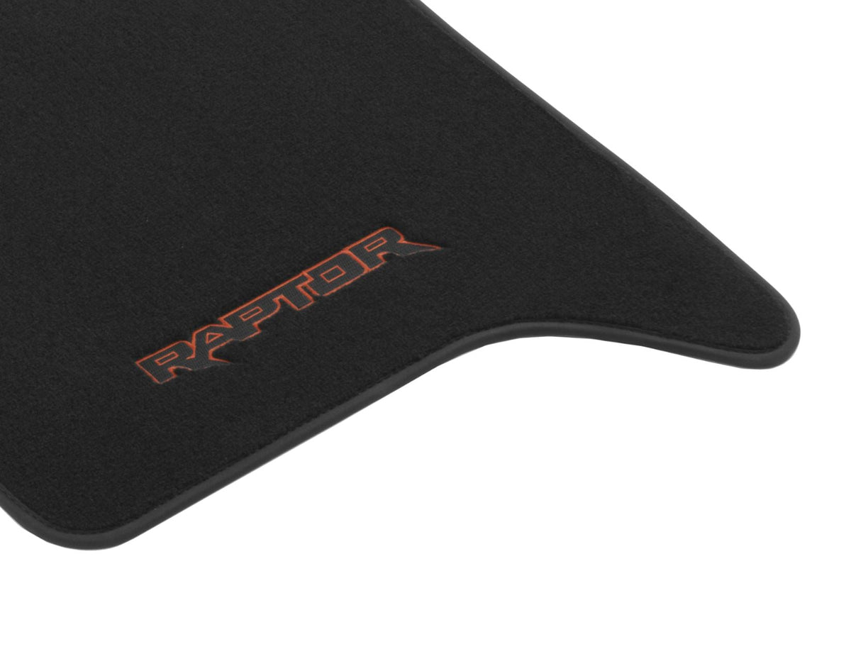 RANGER P703 DOUBLE CAB FRONT & REAR CARPET FLOOR MAT KIT CONTOURED SET BLACK 2022-ONWARDS