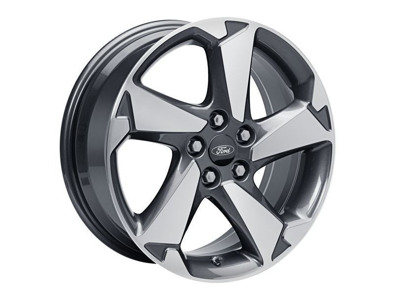 FOCUS 17" SET OF 4 SET OF 4 ALLOY WHEELS 5-SPOKE DESIGN ALUMINIUM SILVER FINISH 2018-2025