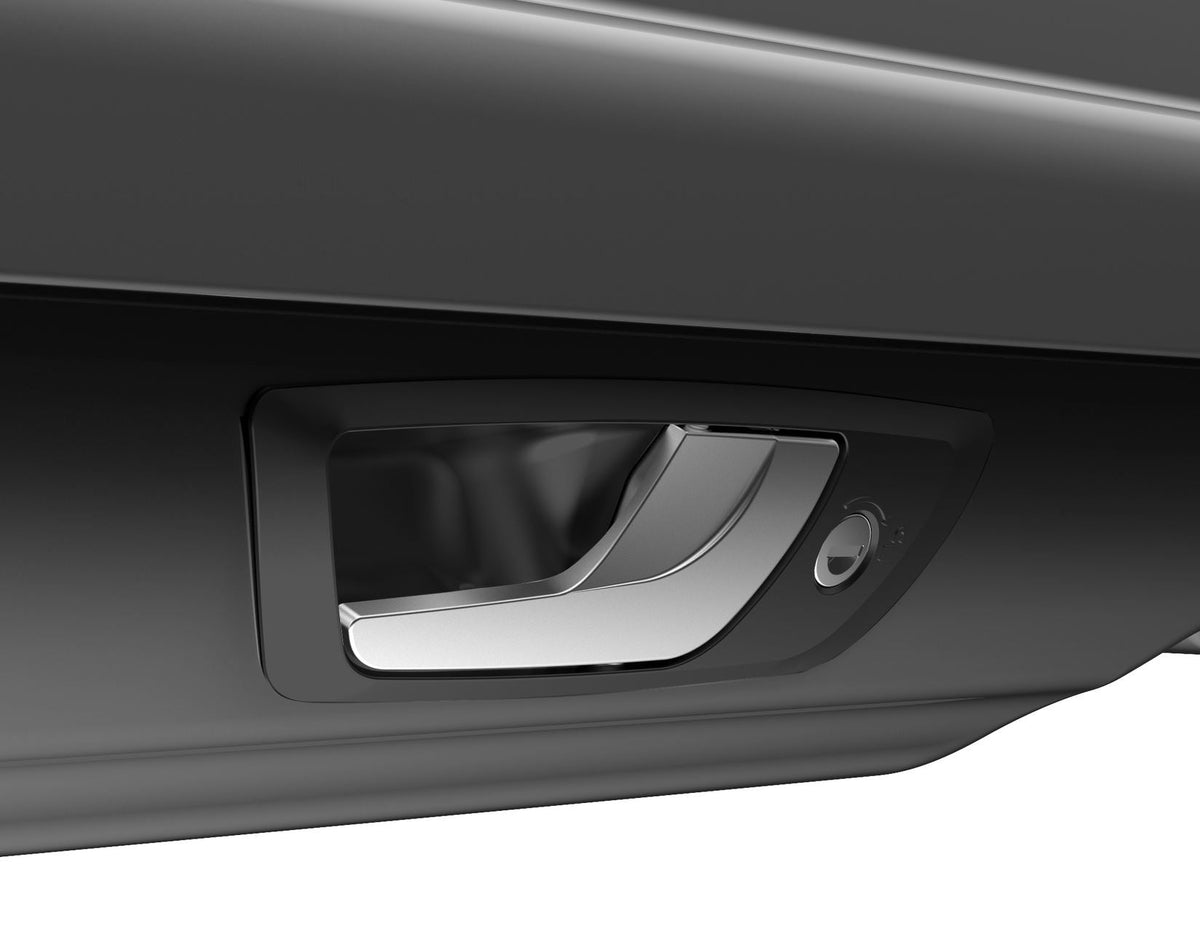 ATERA* CASAR L 420L ROOF BOX LOCKABLE DUAL OPENING BRILLIANT BLACK