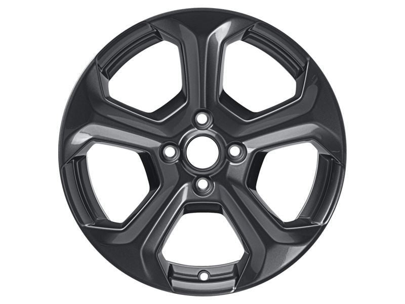 FIESTA 17" SET OF 4 ALLOY WHEELS 12-SPOKE DESIGN ROCK METALLIC GREY FINISH 2012-2019