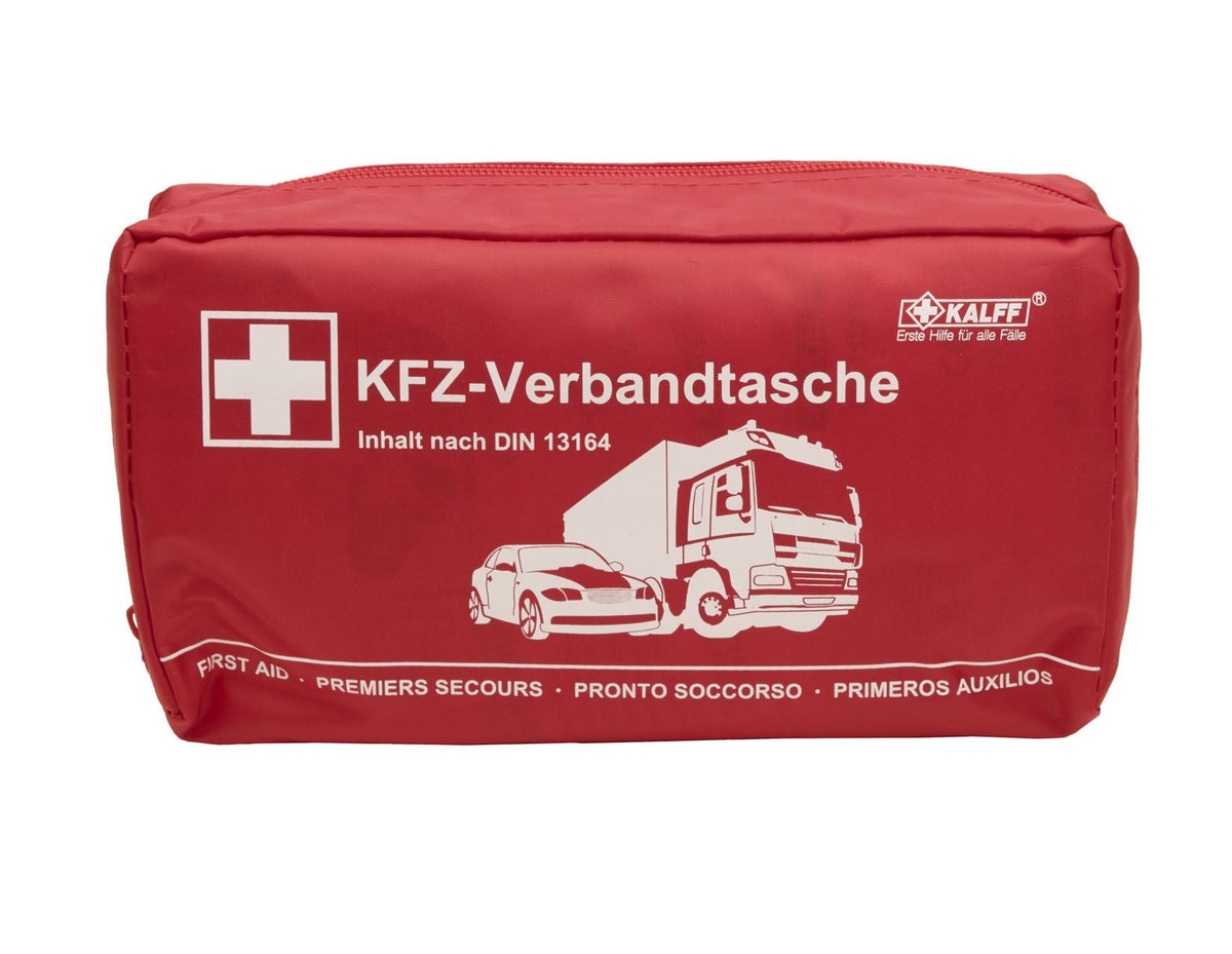 KALFF* FIRST AID KIT IN RED NYLON BAG,NANO