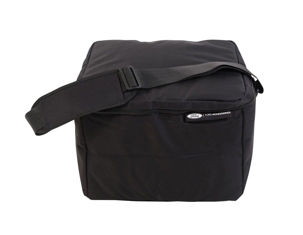 COOLER BAG SOFT SIDED BLACK WITH LOGO & ADJUSTABLE STRAP
