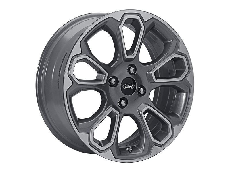 ECOSPORT 17" SET OF 4 ALLOY WHEEL 10-SPOKE DESIGN FLASH GREY MACHINED FINISH 2017-2023