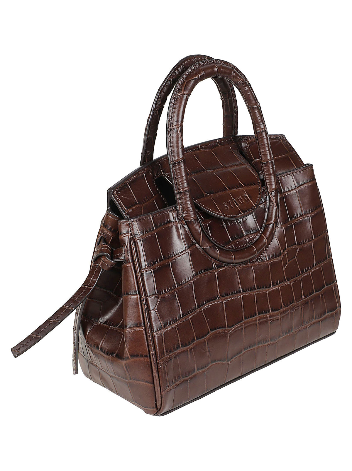 Maude Mini Carryall Crocodile Embossed Mini Bag