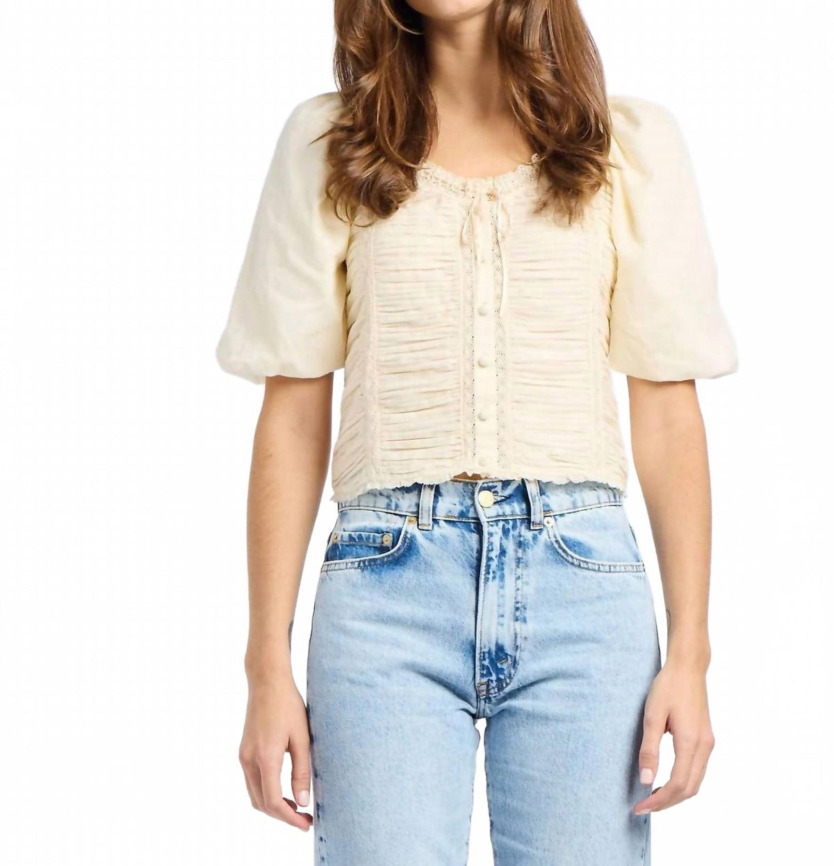 Ophelia Top In Ivory