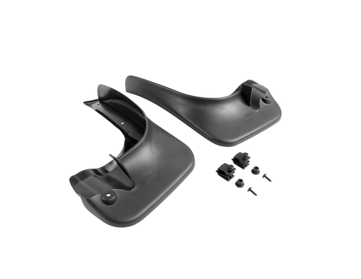 MONDEO FRONT MUD FLAPS CONTOURED SPLASH GUARDS BLACK 2007-2014